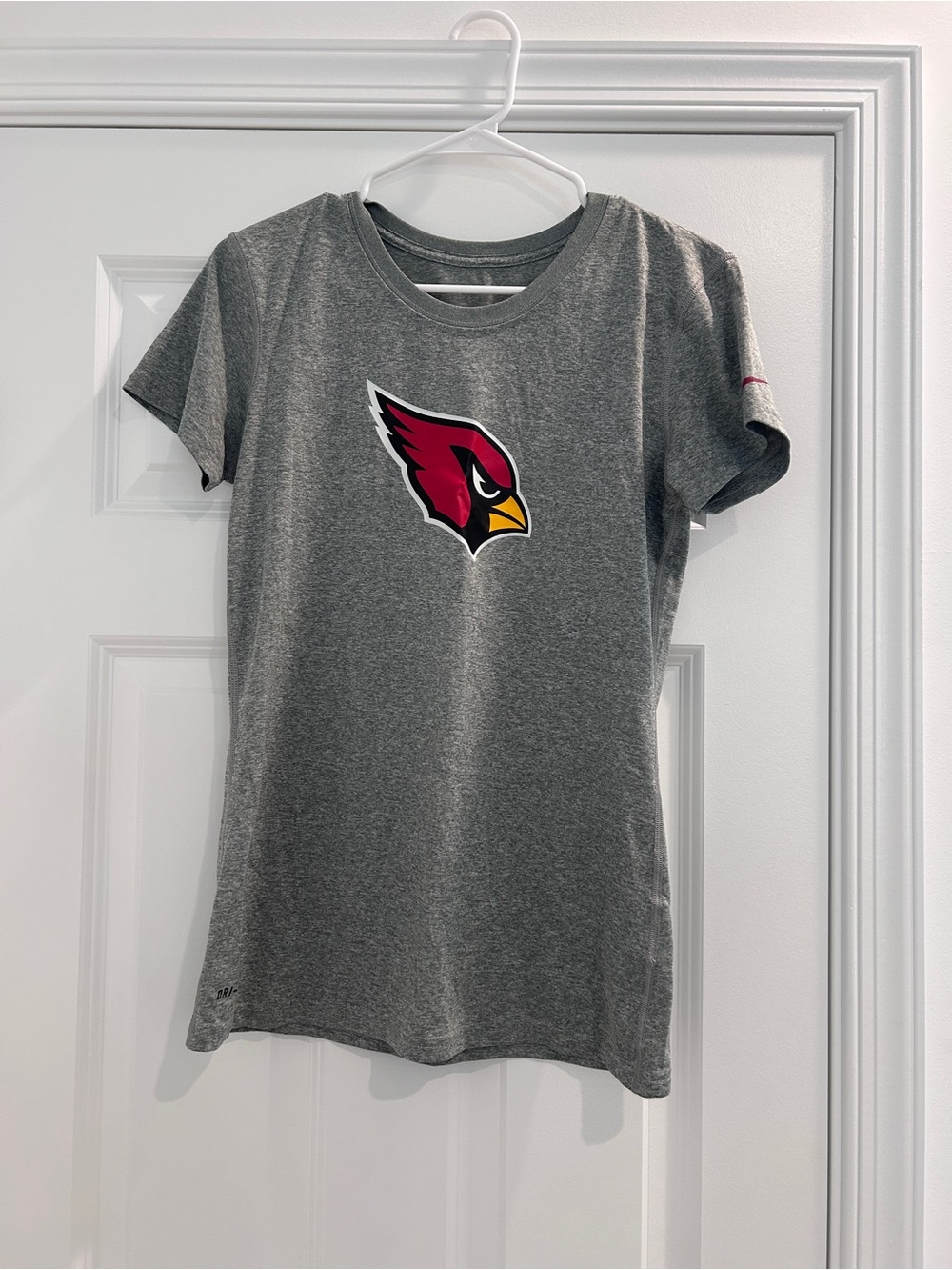 NFL Gray Arizona Cardinals Women's Short Sleeve Dri-Fit Tee